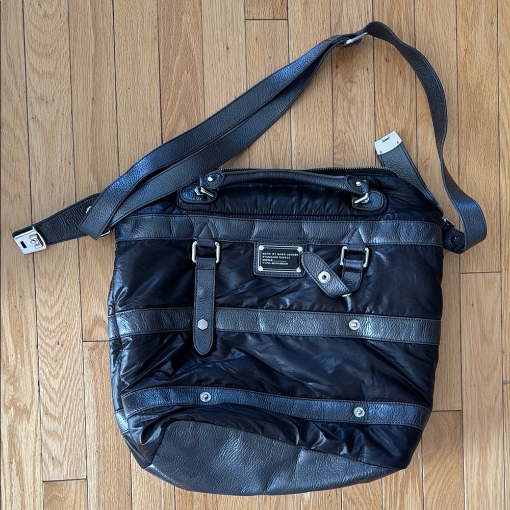 Metallic Cross body transformer bag
